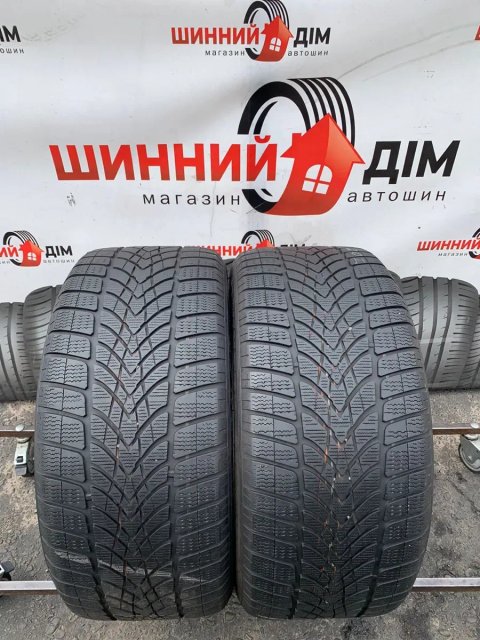 Шини 295/40 R20 пара Dunlop  зима 6,4мм