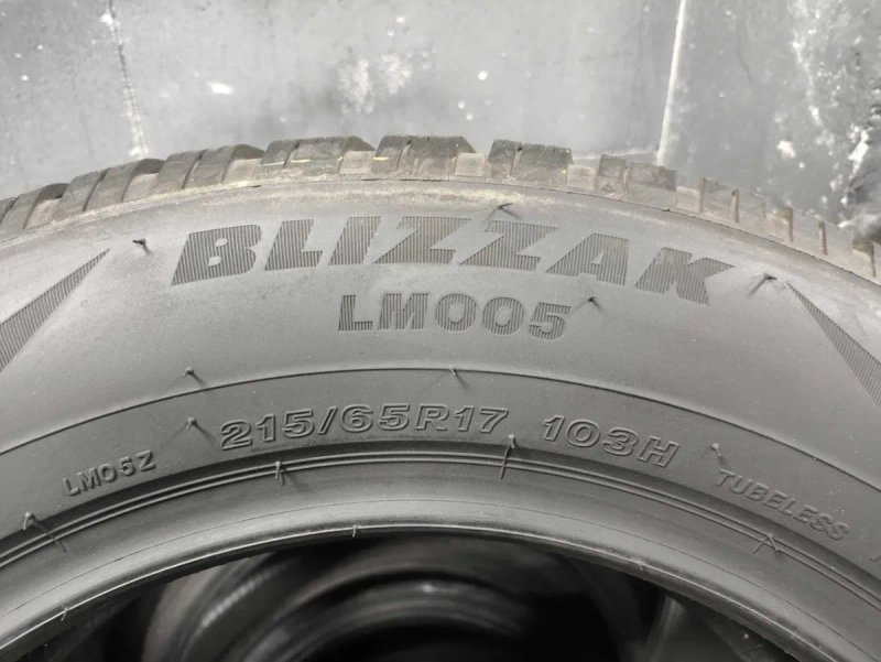 Шини бу 215/65 R17 Bridgestone Blizzak lm005 Комплект Зима — фото 7
