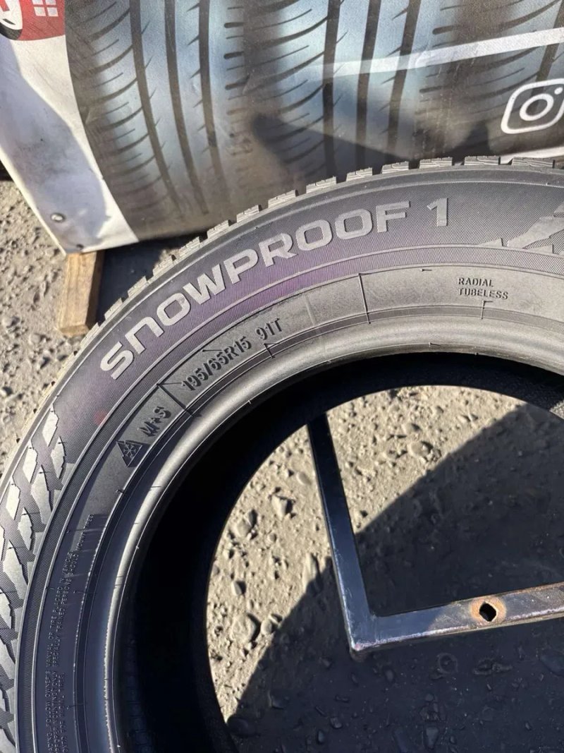 Шини нові 195/65 R15 Nokian зима нові — фото 4