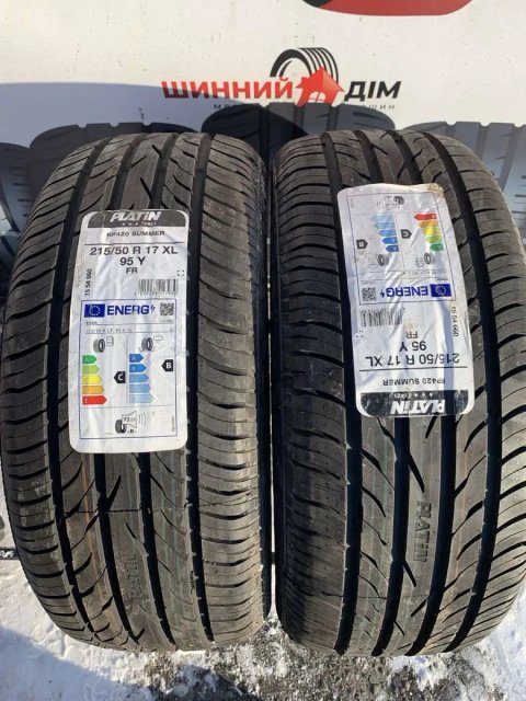Шини нові 215/50 R17 пара Platin 2023p  літо