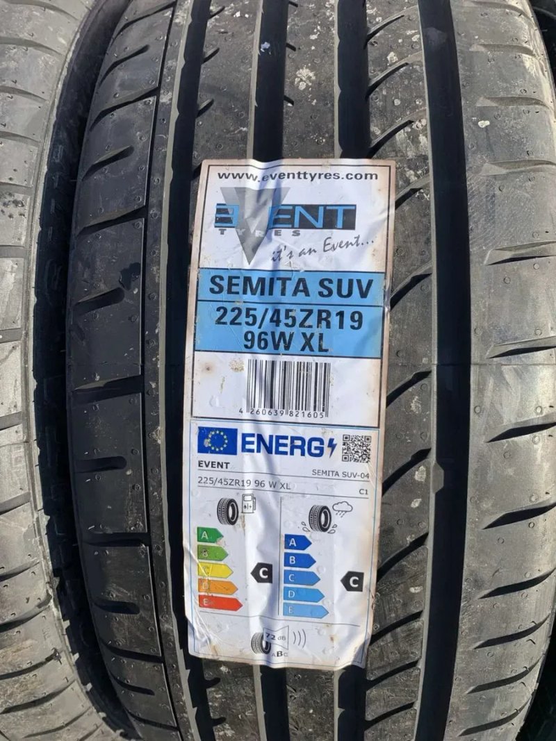 Шини нові 225/45 R19 Event Semita suv літо нові — фото 2