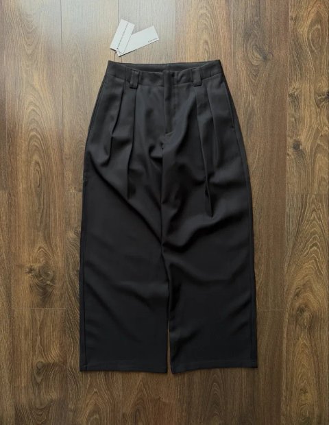 Широкі Брюки Штани Чорні Класичні Baggy Беггі Y2K SK8 Jaded London Оверсайз Skater Wide Leg Stripped Suit Old Money Олд мані Буткати Елегантні Ділові