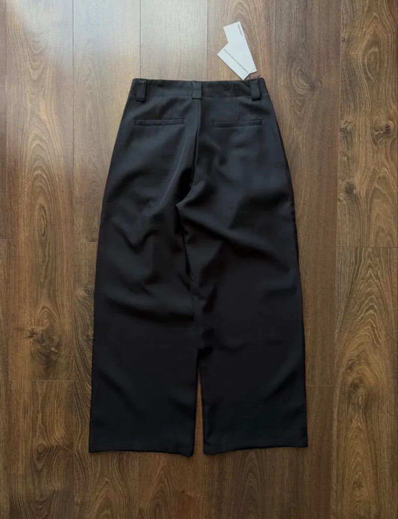 Широкі Брюки Штани Чорні Класичні Baggy Беггі Y2K SK8 Jaded London Оверсайз Skater Wide Leg Stripped Suit Old Money Олд мані Буткати Елегантні Ділові — фото 4