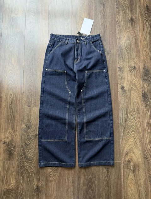 Широкі Джинси Double Knee BAGGY Jaded London Type Y2K SK8 Сині Штани