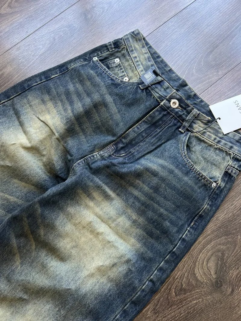 Широкі Джинси Super Baggy Потерті Washed Штани Джинсові Baggy Y2K SK8 — фото 2