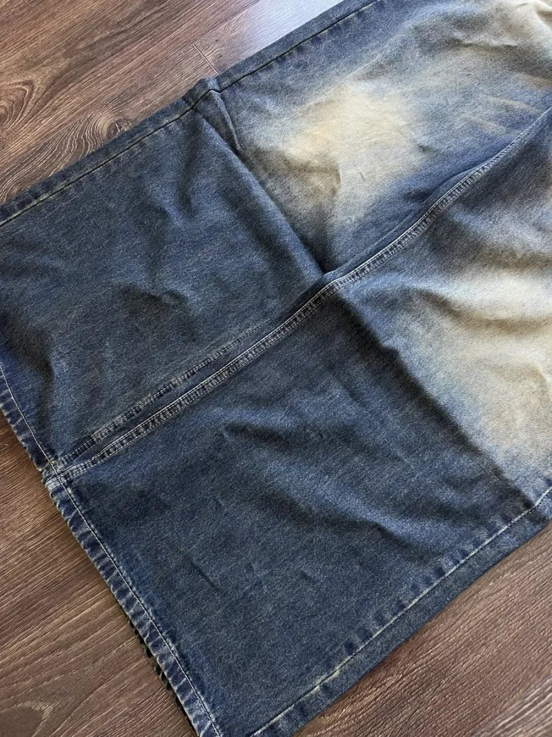 Широкі Джинси Super Baggy Потерті Washed Штани Джинсові Baggy Y2K SK8 — фото 3