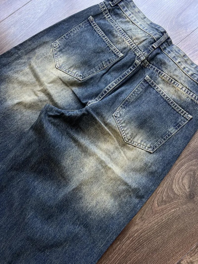Широкі Джинси Super Baggy Потерті Washed Штани Джинсові Baggy Y2K SK8 — фото 6