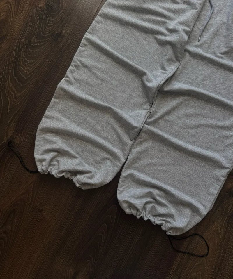 Широкі Штани Спортивні Парашути Sweatpants Baggy Fit Сірі Серые Спортивки Jaded London Skater ERD Type Flared Фларед Широкие Буткат Bootcut Y2K SK8 — фото 3