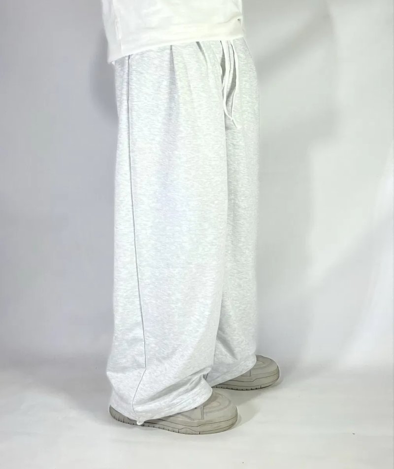 Широкі сірі спортивки широкие серые спортивные штани sweatpants baggy беггі BAGGY-FIT howar avantgarde opium оіум свитпентс — фото 4