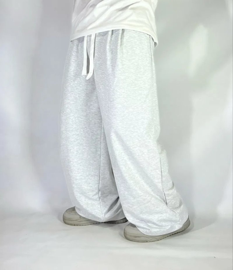 Широкі сірі спортивки широкие серые спортивные штани sweatpants baggy беггі BAGGY-FIT howar avantgarde opium оіум свитпентс — фото 5