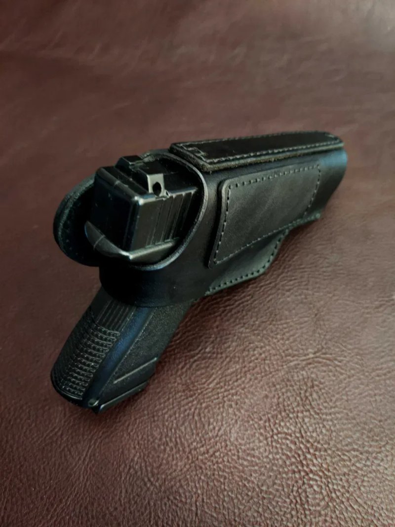 Шкіряна кобура на ремінь Beretta, Sig Sauer, GLOCK, CZ, Walther, H&K, ФОРТ, АПС, Colt, BREGER, Smith & Wesson — фото 3