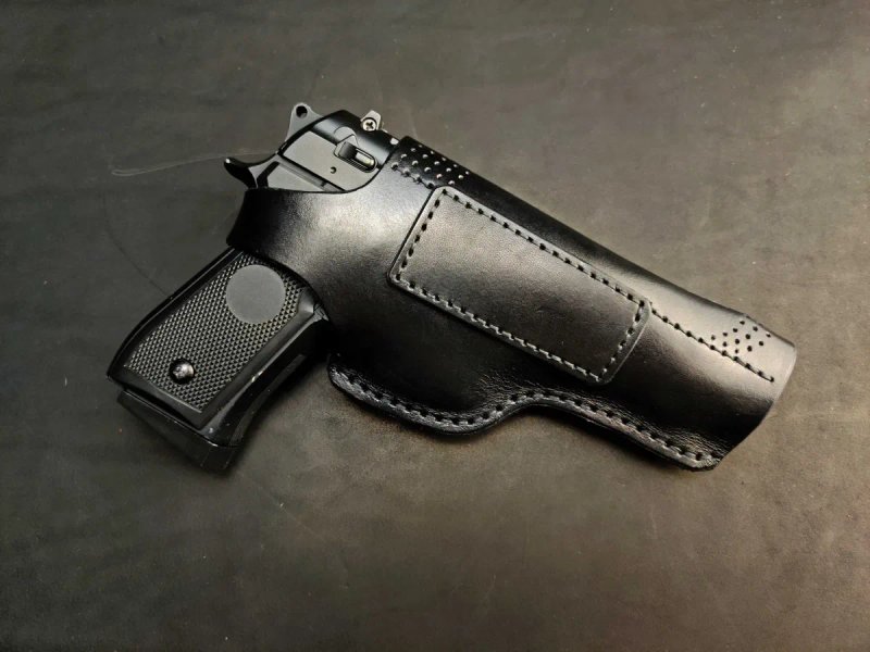Шкіряна кобура на ремінь Beretta, Sig Sauer, GLOCK, CZ, Walther, H&K, ФОРТ, АПС, Colt, BREGER, Smith & Wesson — фото 4