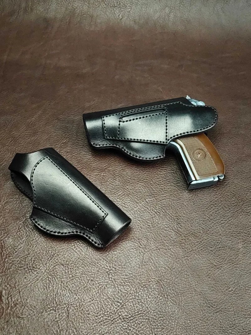 Шкіряна кобура на ремінь Beretta, Sig Sauer, GLOCK, CZ, Walther, H&K, ФОРТ, АПС, Colt, BREGER, Smith & Wesson — фото 5