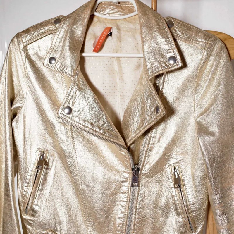 Шкіряна куртка Armani Jeans Leather jacket оригінал XS розмір ідеальна — фото 2