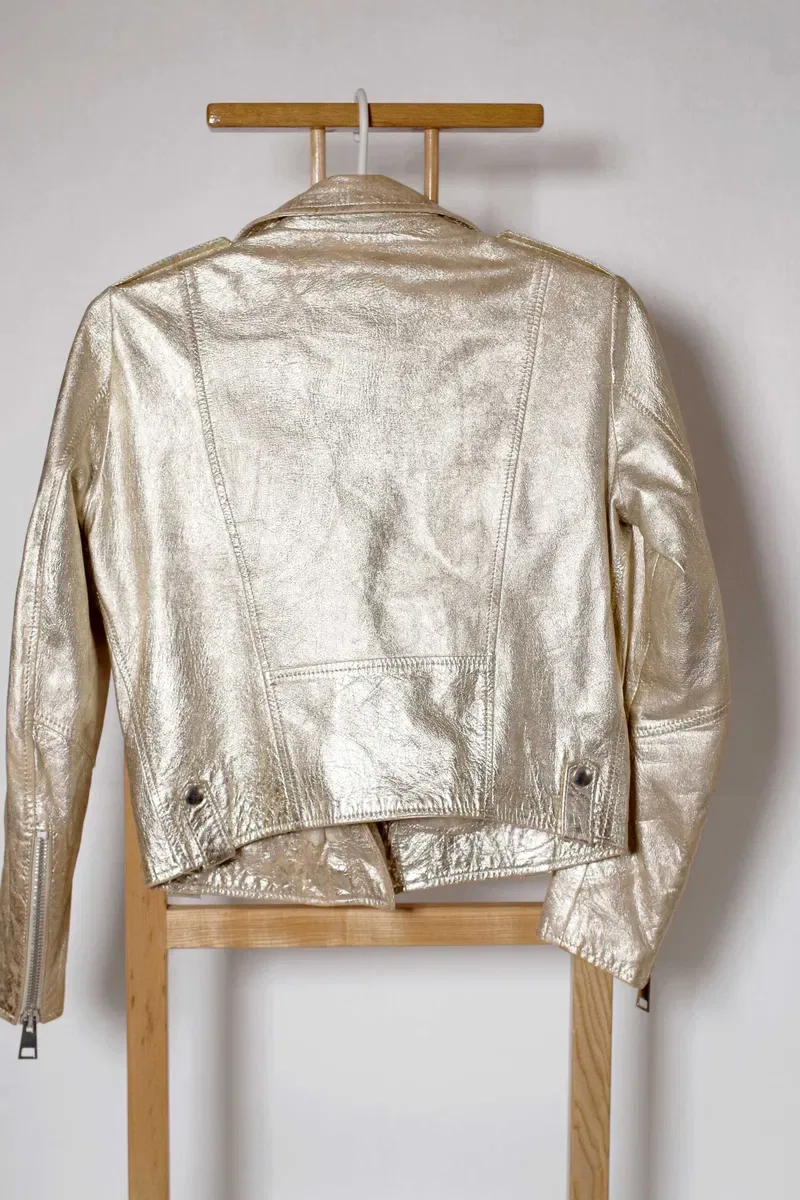 Шкіряна куртка Armani Jeans Leather jacket оригінал XS розмір ідеальна — фото 3