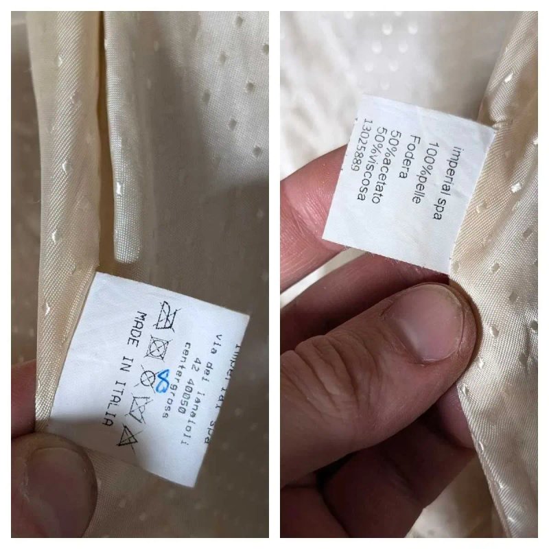 Шкіряна куртка Armani Jeans Leather jacket оригінал XS розмір ідеальна — фото 7
