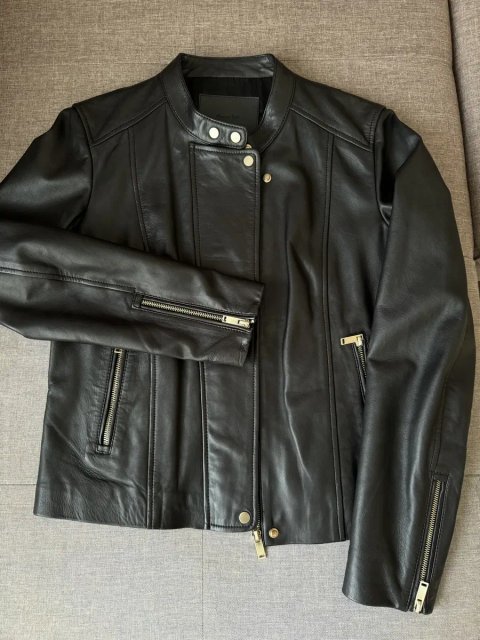 Шкіряна куртка Massimo Dutti
