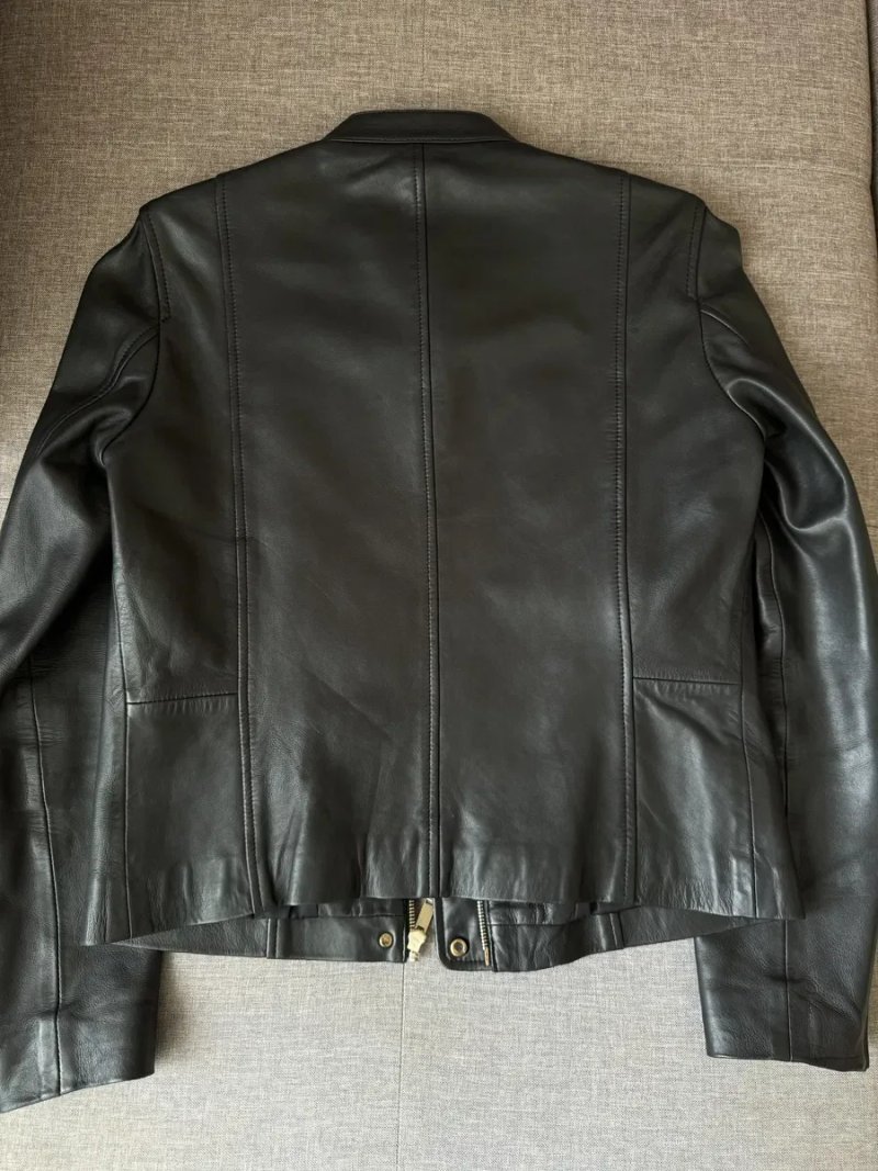 Шкіряна куртка Massimo Dutti — фото 5