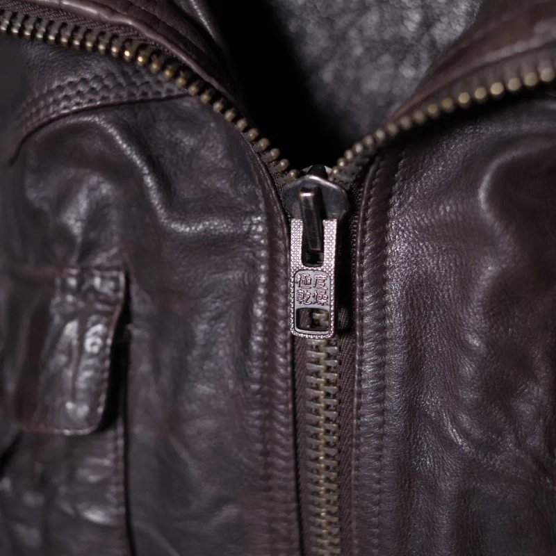 Шкіряна куртка Superdry Ryan Leather Motorcycle Jacket М розм оригінал — фото 5