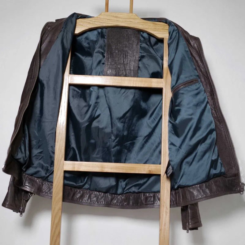 Шкіряна куртка Superdry Ryan Leather Motorcycle Jacket М розм оригінал — фото 6
