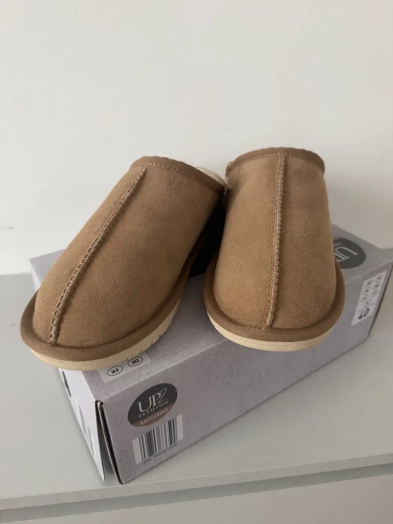 Шкіряні сліпери з овчини у розмірі 39 40 уги як ugg tasman tazz — фото 5