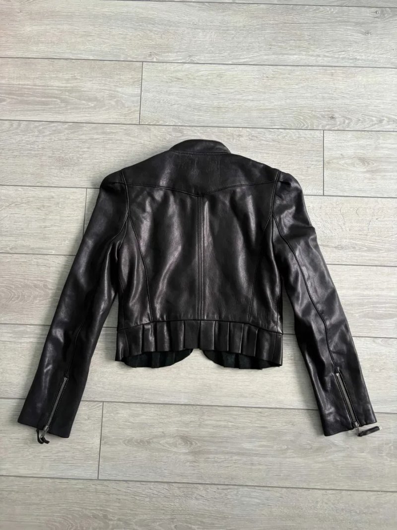 Шкіряні Жіноча Куртка Джусі Кутюр Juicy Couture Leather Black Size S С Розмір Женская Кожаная Курточка Косуха Кожанка Оригінал — фото 2