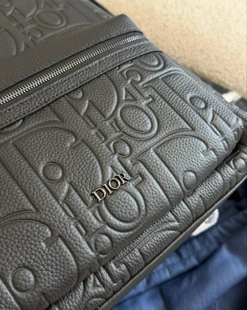 Шкіряний рюкзак Christian Dior Rider, натуральна шкіра, великий рюкзак, чоловіча сумка Dior, кожаный рюкзак диор — фото 8