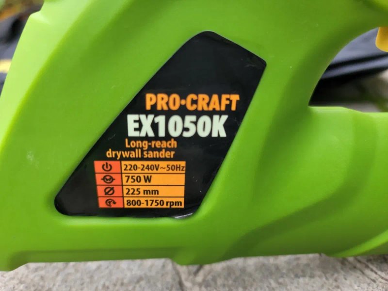 Шлифмашина для стен Жираф ProCraft EX1050 Подсветка Гарантия +Наждачки — фото 6