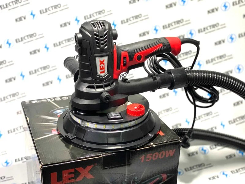 Шлифмашина эксцентрик для стен и потолка LEX LXDWS15 | 1500W | Польша — фото 3