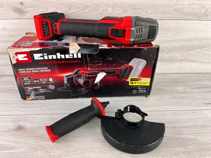 Шліфмашина кутова аккумуляторна Einhell TP-AG 18/125 CE Q Li - Solo — фото 2