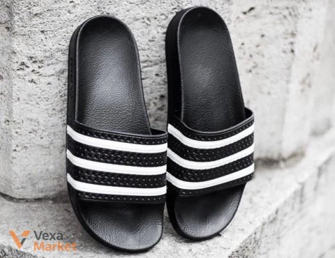 Шльопанці adidas чорні розмір 38
