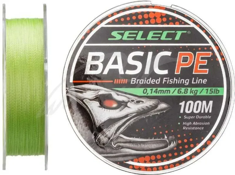Шнур рыболовный Select Basic PE 100м, 150м/ Select Sprint PE — фото 3