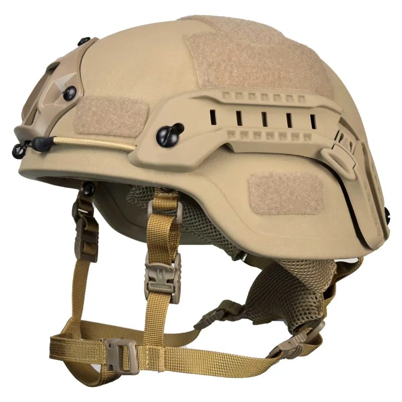 Шолом MICH 2000 Assault Shell Helmet Coyote. Койот (пісочний). ДСТУ. — фото 2