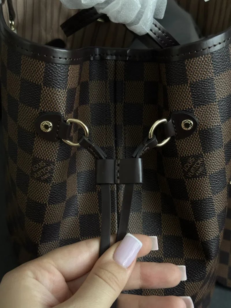 Шопер louis vuitton neverfull , сумка , гаманець , lv , луі вітон шкіра — фото 5