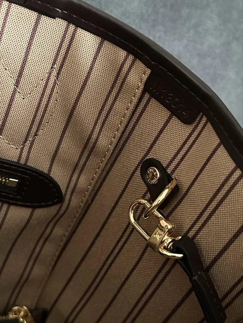 Шопер louis vuitton neverfull , сумка , гаманець , lv , луі вітон шкіра — фото 7