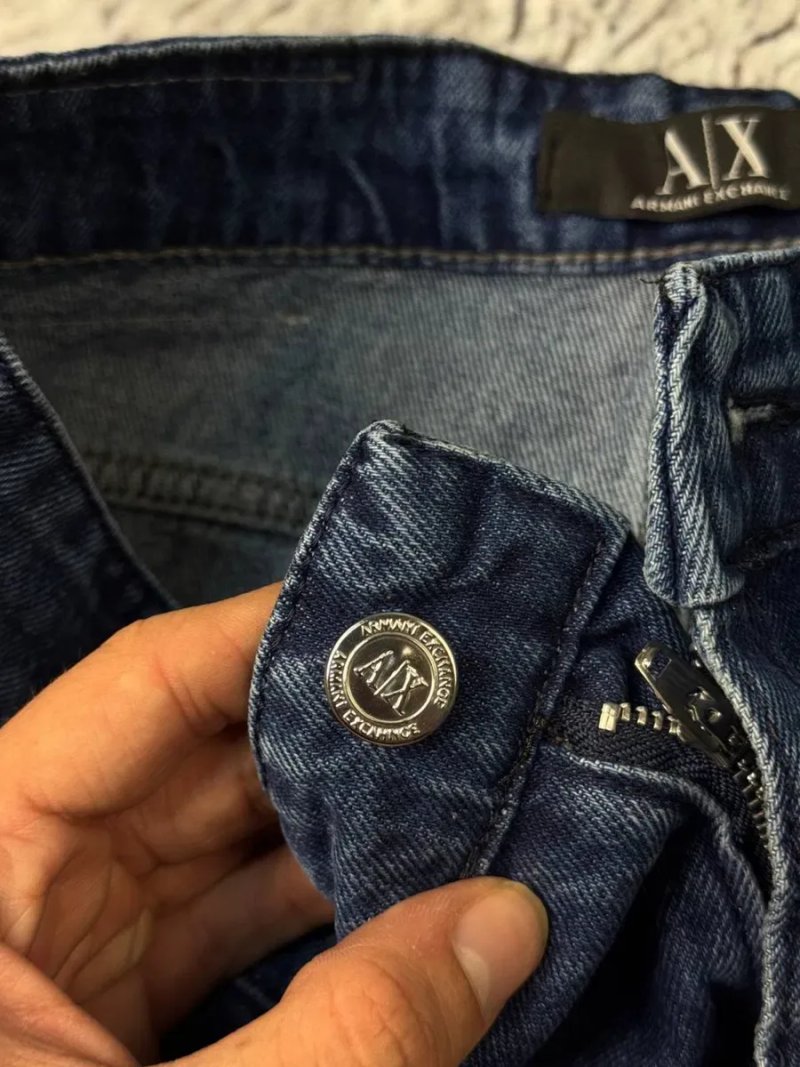 Шорти Armani Exchange джинсові чоловічі джинси Армані чорні | шорты Армани Ексчендж мужские джинсы Армани шорты джинсовые синие шорти чоловічі Армані — фото 5