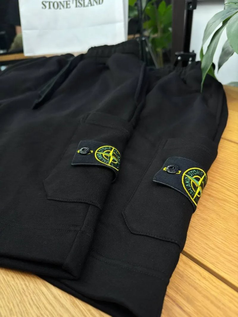 Шорти STONE ISLAND cotton Back — фото 3