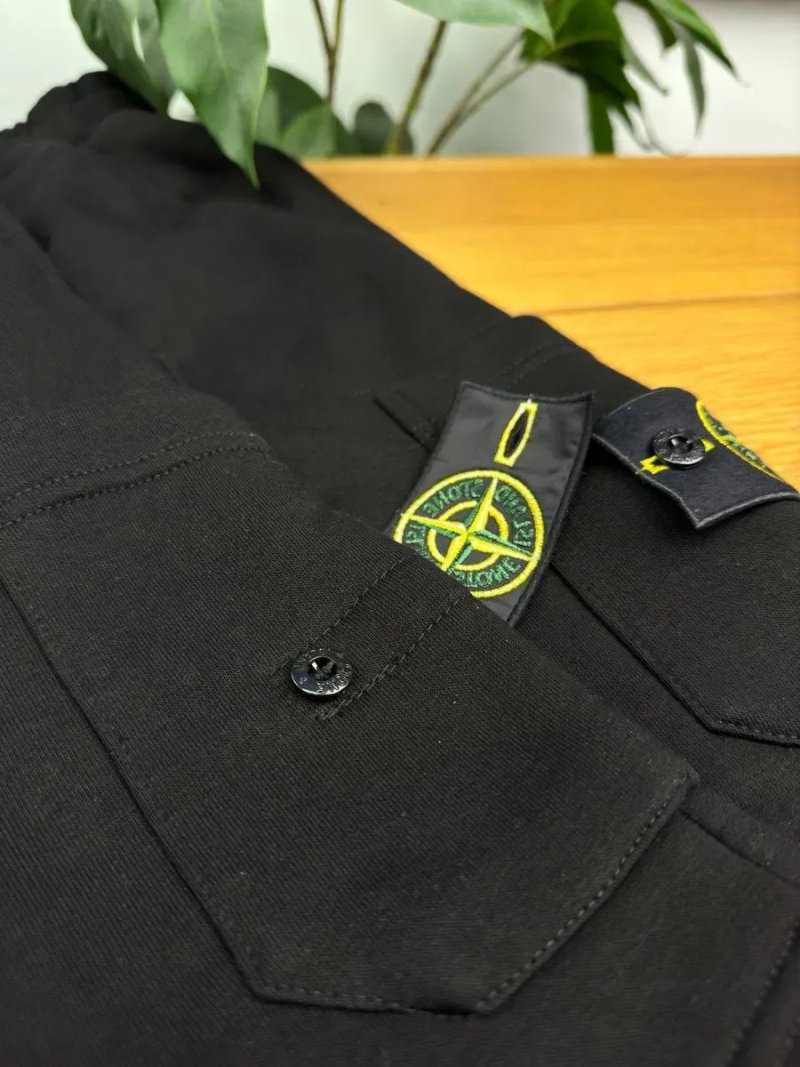 Шорти STONE ISLAND cotton Back — фото 4