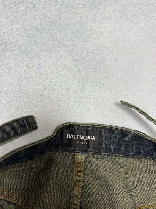 шорты Balenciaga Washed Green shorts M L — фото 3