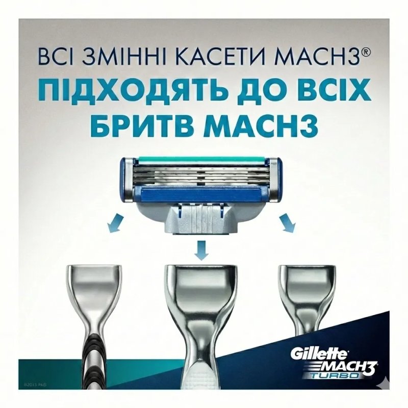 8 шт Gillette Mach3 Turbo Classic Німеччина (оригінал) змінні касети, картриджі — фото 6