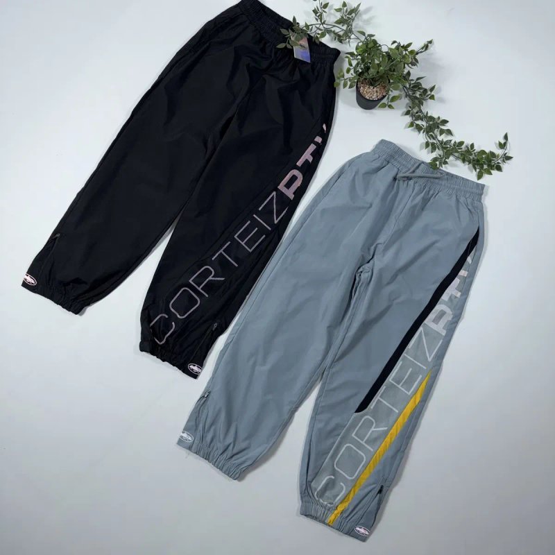 Штани Corteiz Reflective Logo S-XL штаны кортез кортеиз  нейлонові штани рефлективні drill y2k