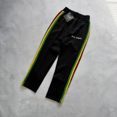 Штани Palm Angels rasta чорного кольору Палм