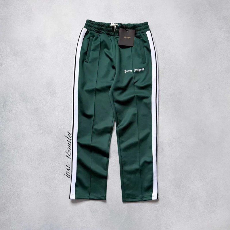 Штани Palm Angels Track Pants Спортивные штаны Брюки Палм Енжелс Чорні, Ямайка, Сині, Зелені — фото 4