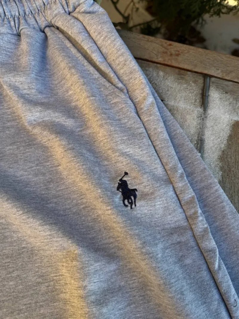 Штани Polo Ralph Lauren широкі Baggy штаны Поло Ральф черные на флісі | Штаны летние мужские без флиса черные Поло Ральф Лоурен серые М размера шорты — фото 2