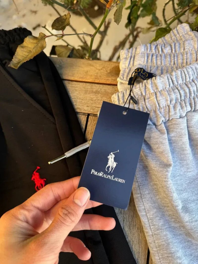 Штани Polo Ralph Lauren широкі Baggy штаны Поло Ральф черные на флісі | Штаны летние мужские без флиса черные Поло Ральф Лоурен серые М размера шорты — фото 3