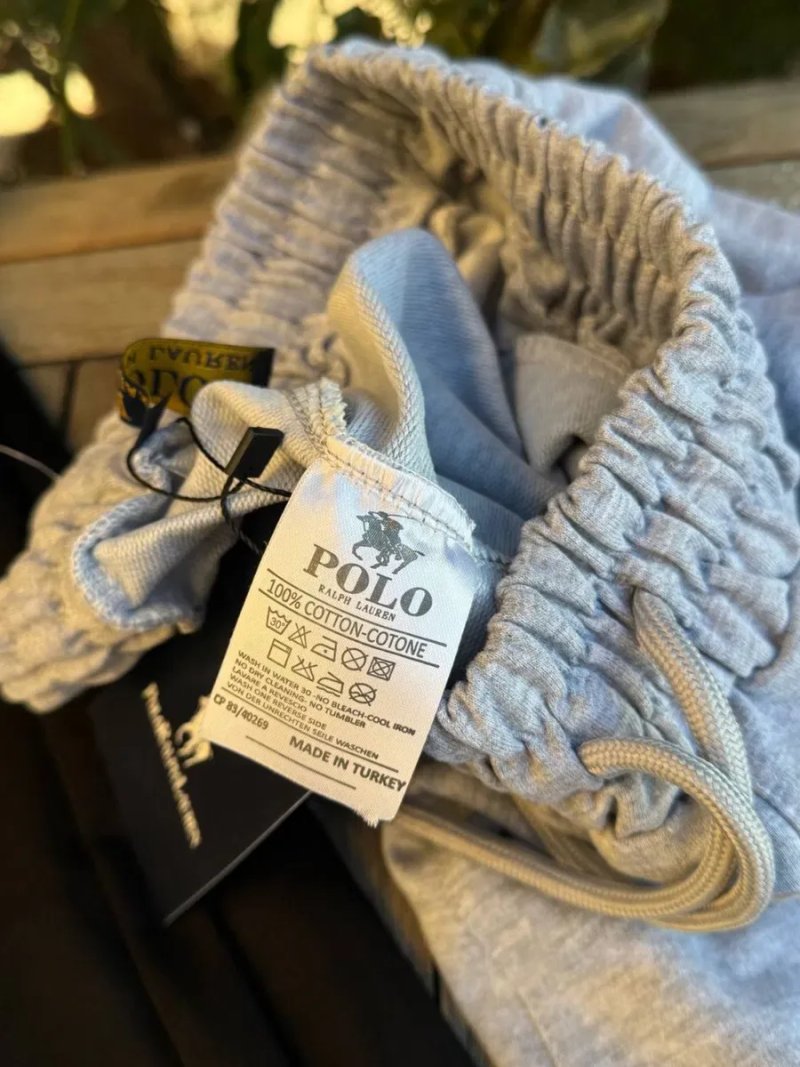 Штани Polo Ralph Lauren широкі Baggy штаны Поло Ральф черные на флісі | Штаны летние мужские без флиса черные Поло Ральф Лоурен серые М размера шорты — фото 4