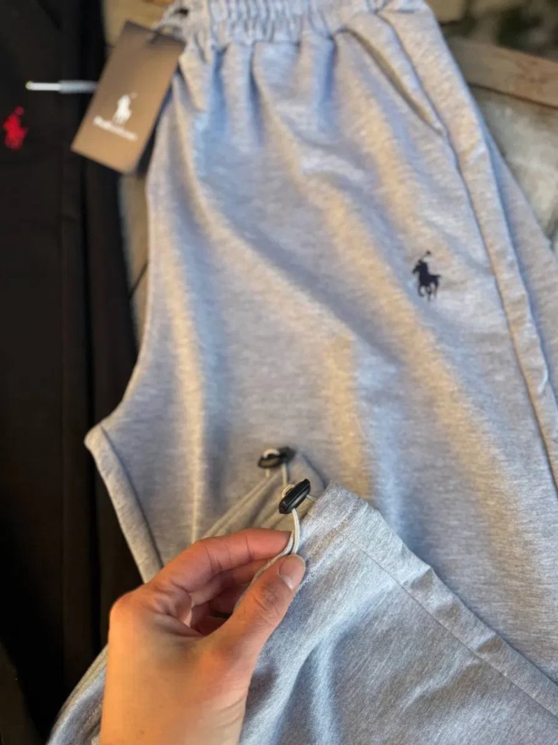 Штани Polo Ralph Lauren широкі Baggy штаны Поло Ральф черные на флісі | Штаны летние мужские без флиса черные Поло Ральф Лоурен серые М размера шорты — фото 5