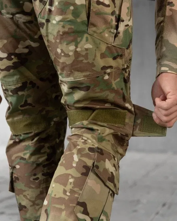 Штани тактичні мультикам з наколінниками G3  штурмові військові штани з наколінниками — фото 7
