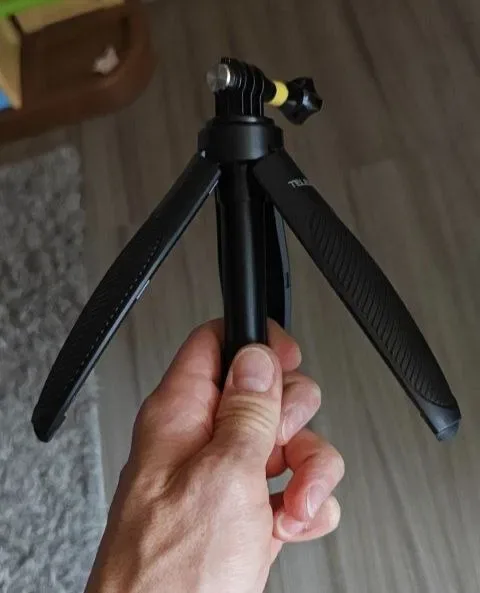 Штатив тринога для экшн камер GoPro, Xiaomi, Sony, SJcam. Мини монопод — фото 5
