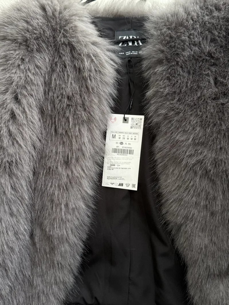 Шуба Zara бажане розмiр M йде на XS-S нова — фото 3